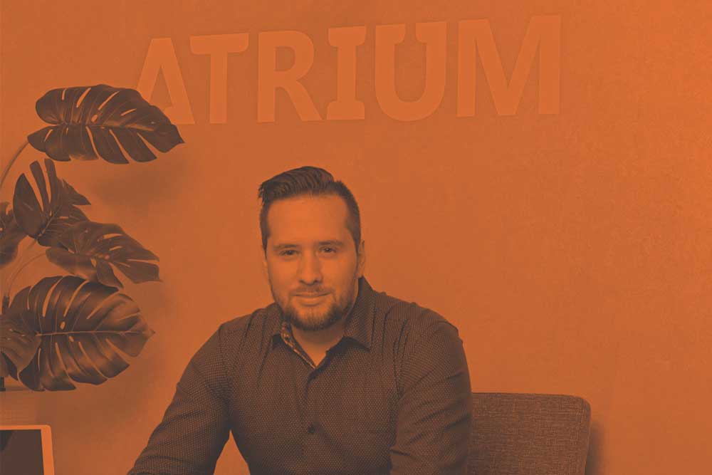 Chris Lawson At Atrium Edmonton Office